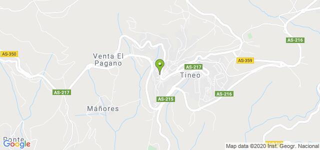 mapa de oficina de correos tineo