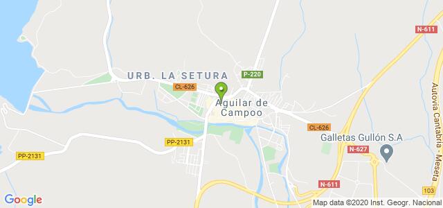 mapa de oficina de correos aguilar de campoo