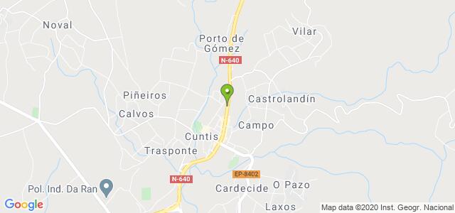 mapa de oficina de correos cuntis