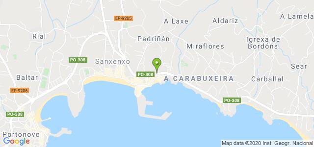 mapa de oficina de correos sanxenxo