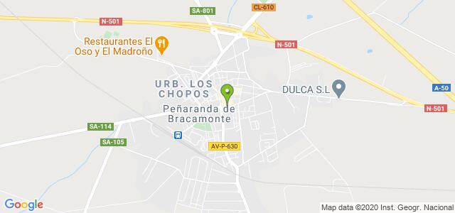 mapa de oficina de correos penaranda de bracamonte