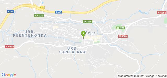 mapa de oficina de correos bejar