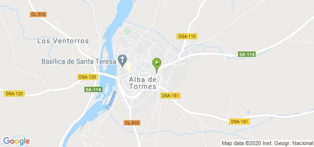 mapa de oficina de correos alba de tormes