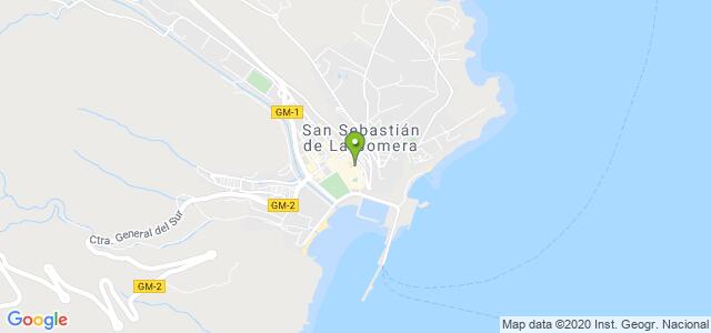 mapa de oficina de correos san sebastian de la gomera