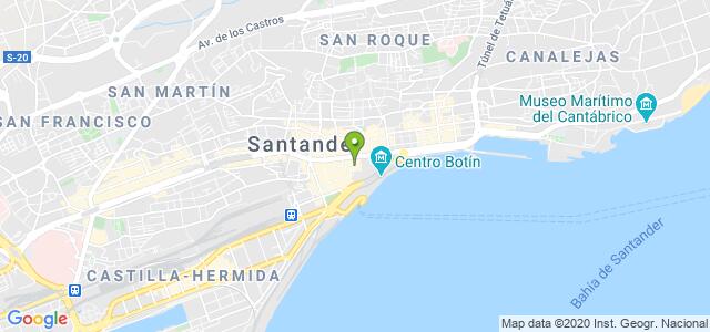 mapa de oficina de correos santander 1