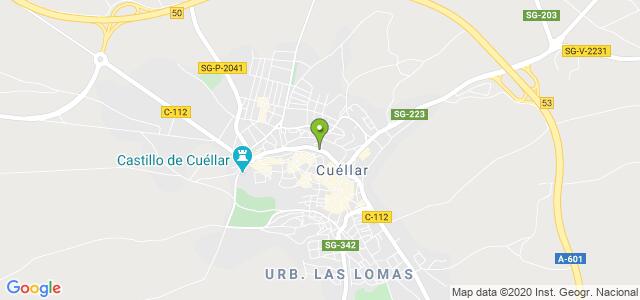 mapa de oficina de correos cuellar