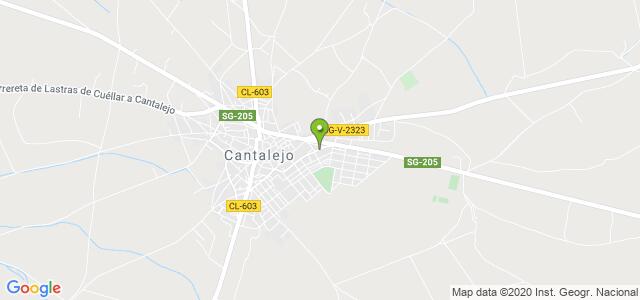 mapa de oficina de correos cantalejo