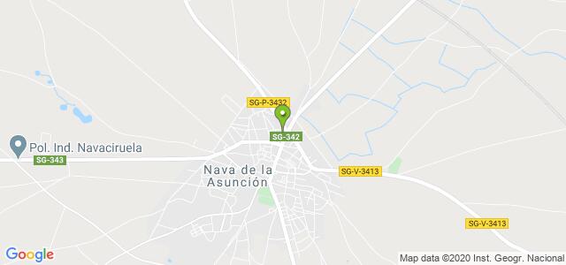 mapa de oficina de correos nava de la asuncion