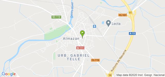 mapa de oficina de correos almazan