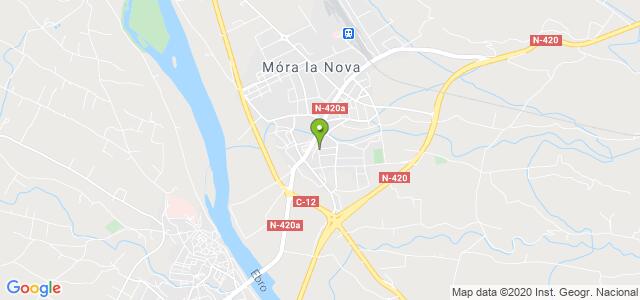 mapa de oficina de correos mora la nova