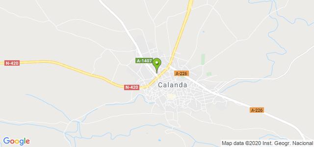 mapa de oficina de correos calanda