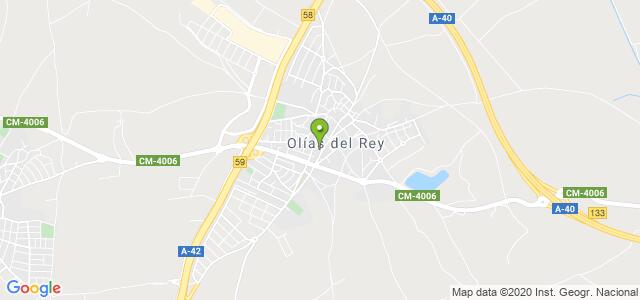 mapa de oficina de correos olias del rey