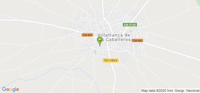 mapa de oficina de correos villafranca de los caballeros