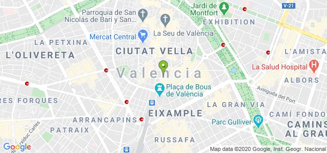 mapa de oficina de correos valencia 1