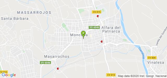 mapa de oficina de correos moncada