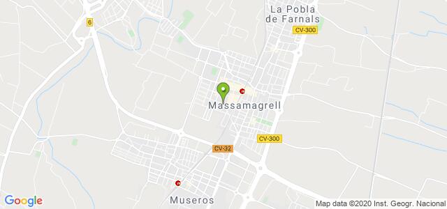 mapa de oficina de correos massamagrell