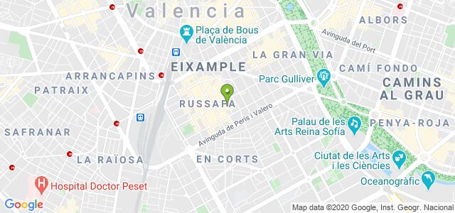 mapa de oficina de correos valencia 8