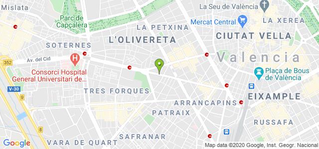 mapa de oficina de correos valencia 11