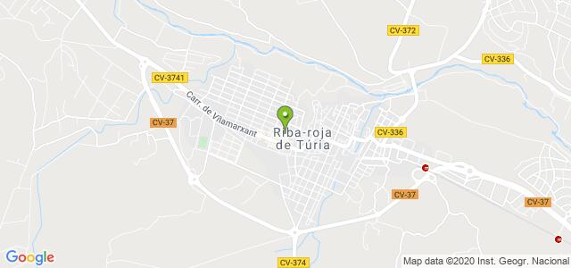 mapa de oficina de correos riba roja de turia