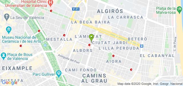 mapa de oficina de correos valencia 13