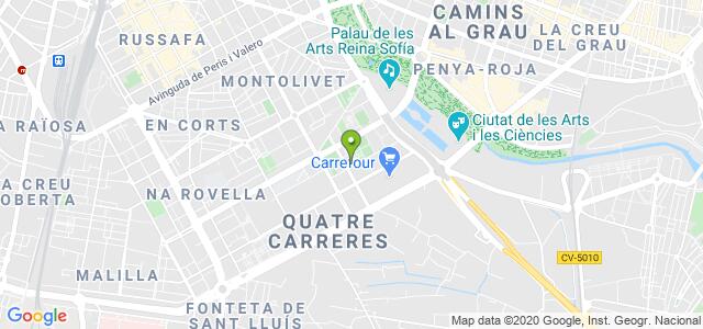 mapa de oficina de correos valencia 14