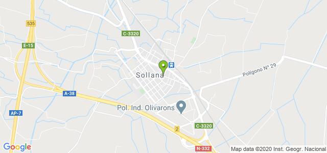 mapa de oficina de correos sollana