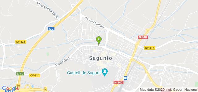 mapa de oficina de correos sagunto