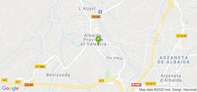 mapa de oficina de correos albaida