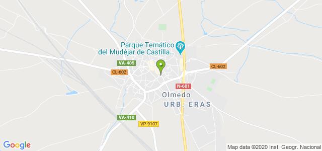 mapa de oficina de correos olmedo