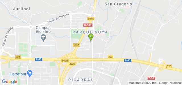 mapa de oficina de correos zaragoza 12