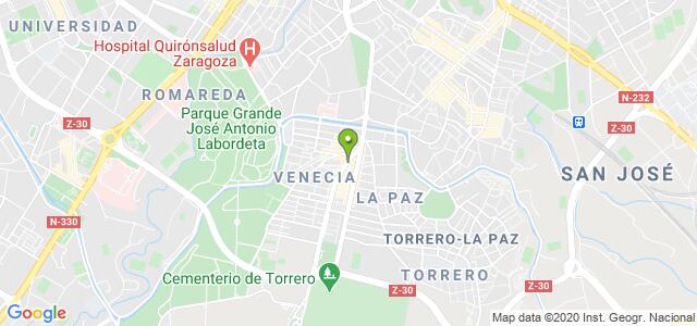 mapa de oficina de correos zaragoza 13