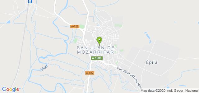 mapa de oficina de correos epila