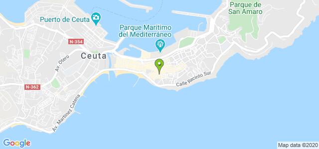 mapa de oficina de correos ceuta 1