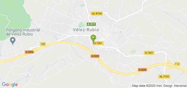 mapa de instituto nacional de la seguridad social velez rubio