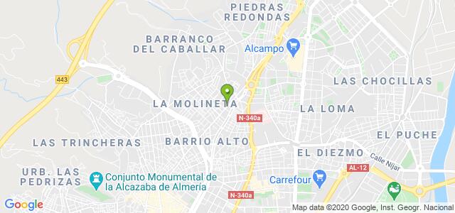 mapa de oficina de la seguridad social almeria