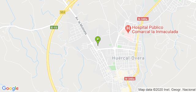 mapa de oficina de la seguridad social huercal overa 2