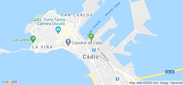 mapa de instituto social de la marina cadiz