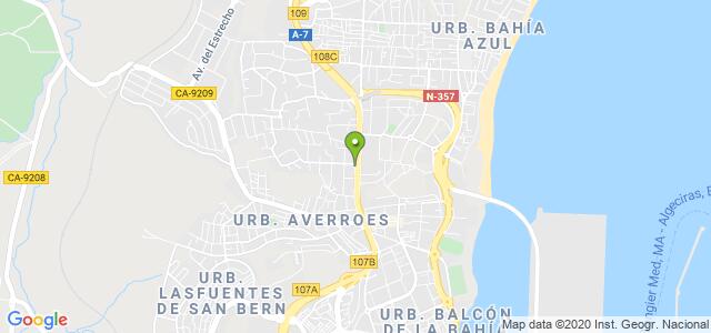 mapa de oficina de la seguridad social algeciras 2