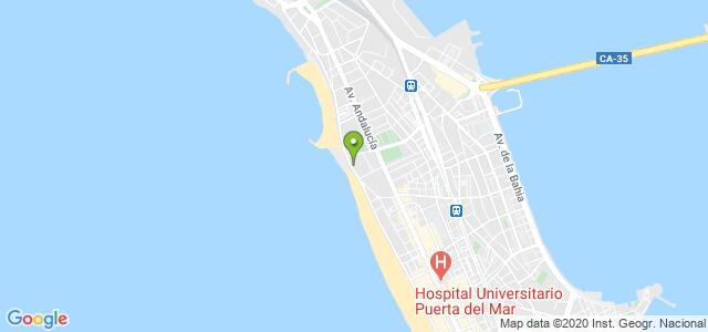 mapa de oficina de la seguridad social cadiz