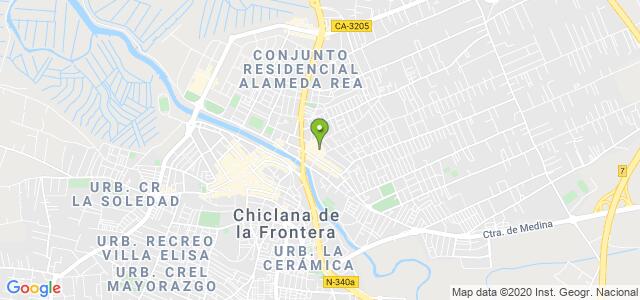 mapa de oficina de la seguridad social chiclana de la frontera