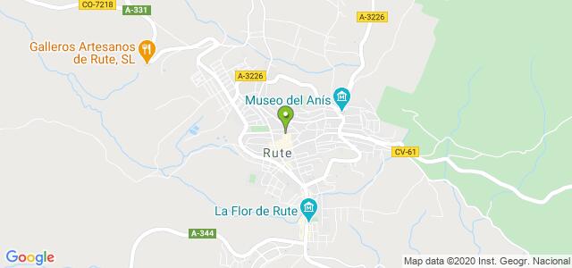 mapa de instituto nacional de la seguridad social rute