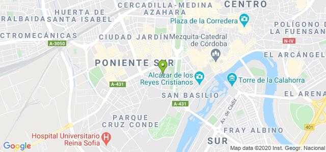 mapa de oficina de la seguridad social cordoba