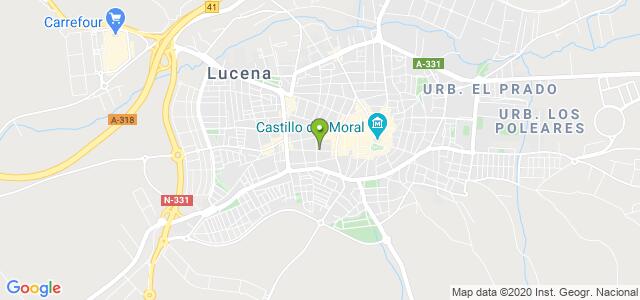 mapa de oficina de la seguridad social lucena