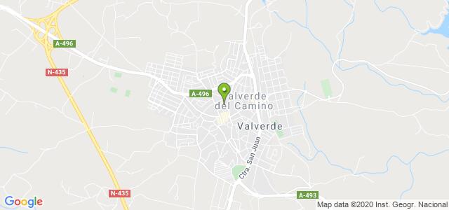 mapa de instituto nacional de la seguridad social valverde del camino