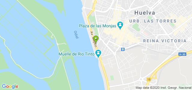 mapa de instituto social de la marina huelva