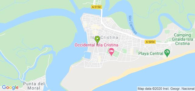 mapa de instituto social de la marina isla cristina