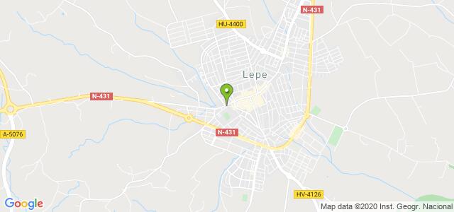 mapa de oficina de la seguridad social lepe