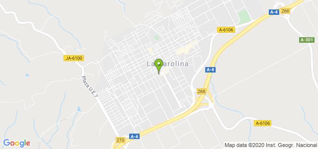 mapa de instituto nacional de la seguridad social la carolina