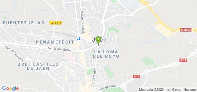 mapa de oficina de la seguridad social jaen 2