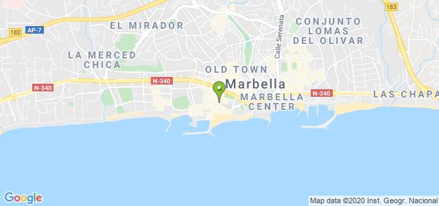 mapa de oficina de la seguridad social marbella